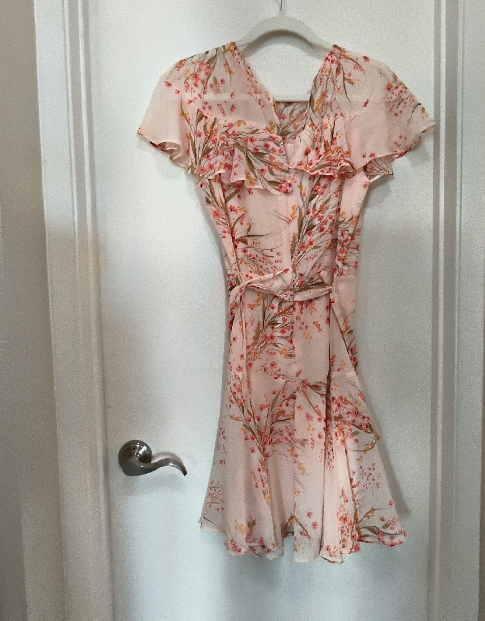 *BRAND NEW* CeCe Blush Floral Ruffle Mini Dress